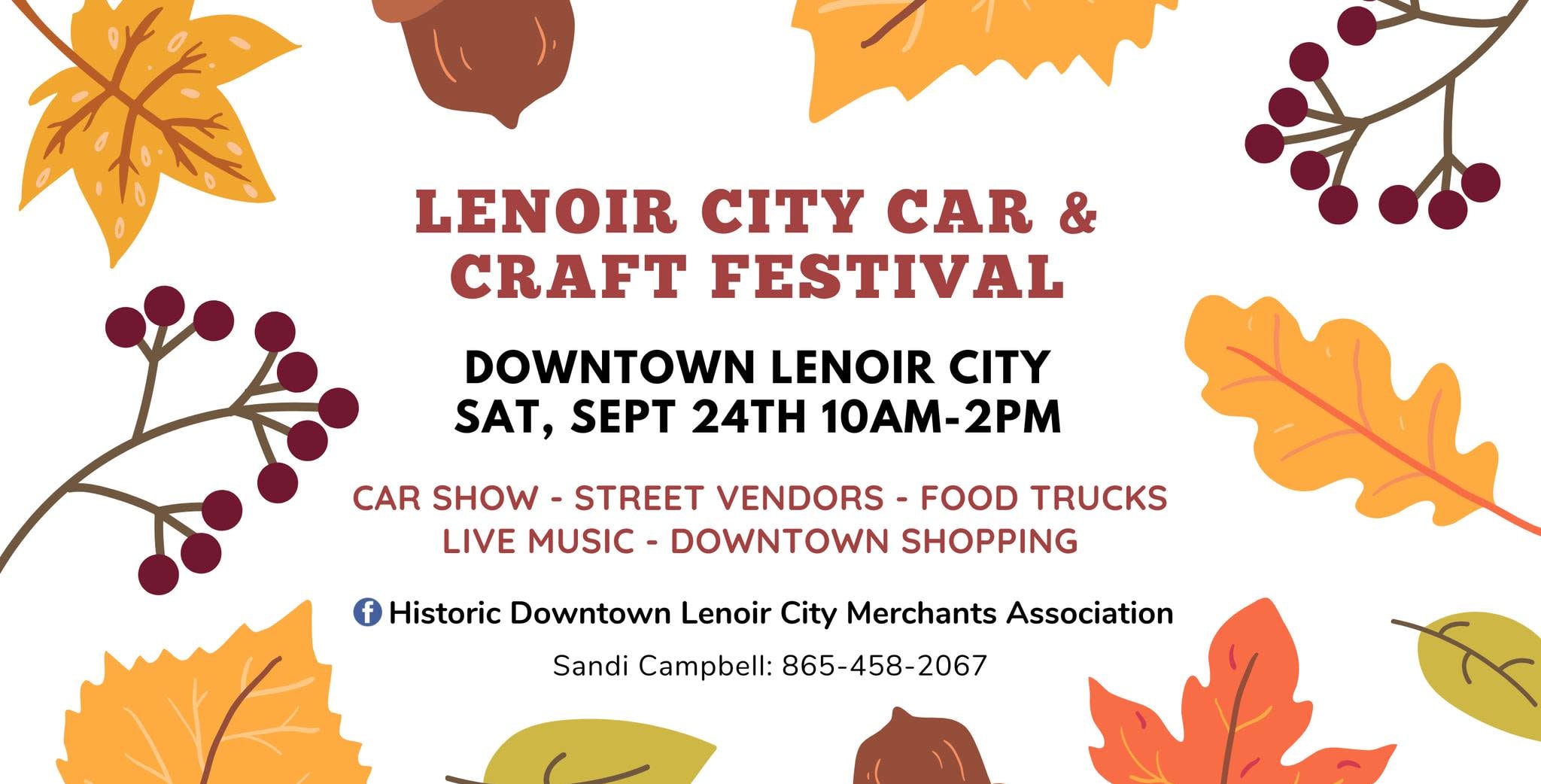 Lenoir City Downtown Street Festival & Civitan Car Show Loudon County