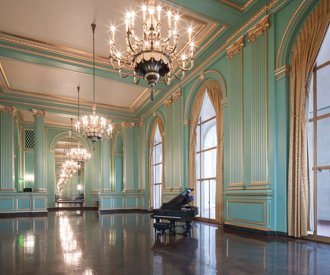 inteior of Green Room ballroom