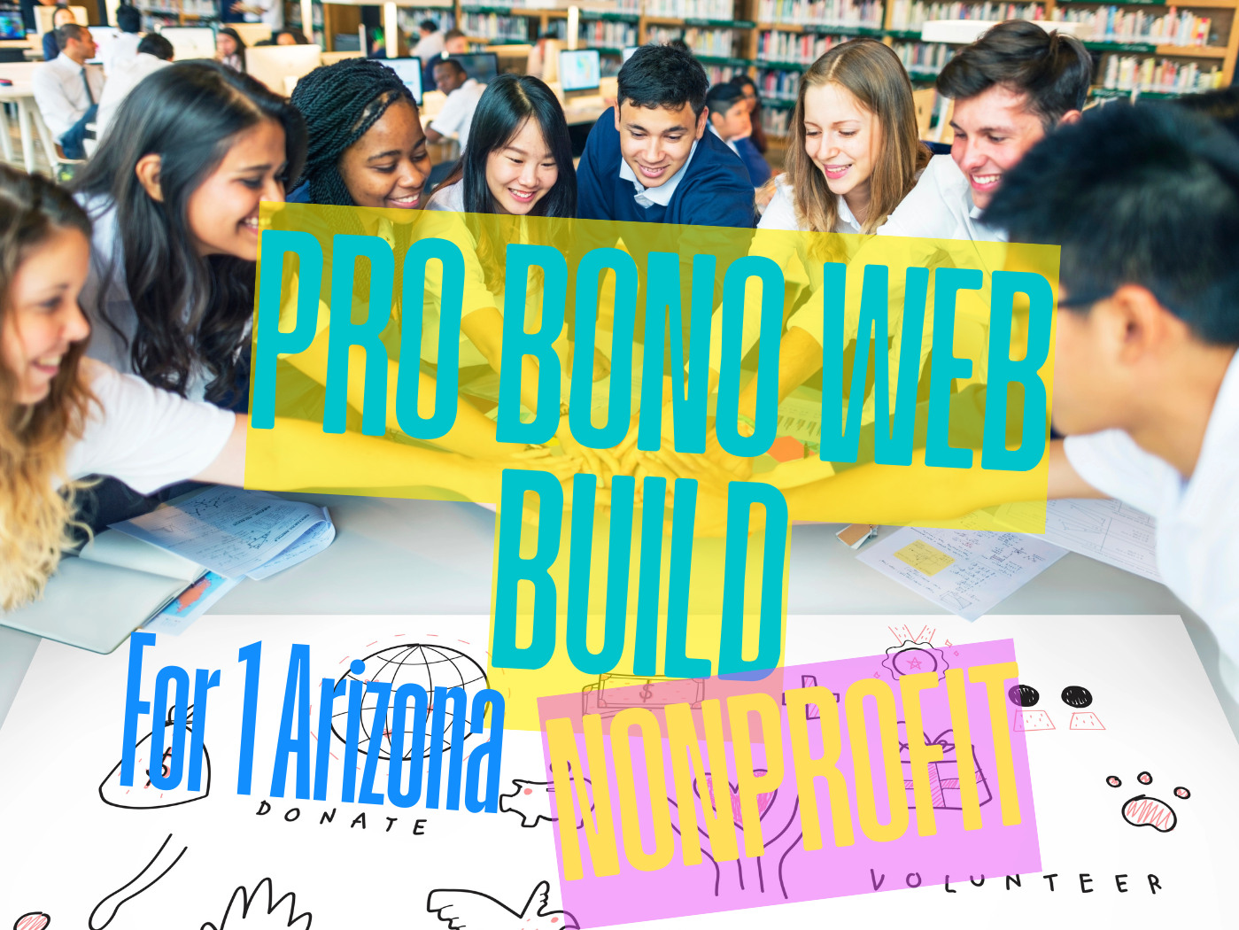 pro bono website for arizona nonprofit by sinova solutions
