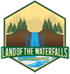 Land of Waterfalls logo