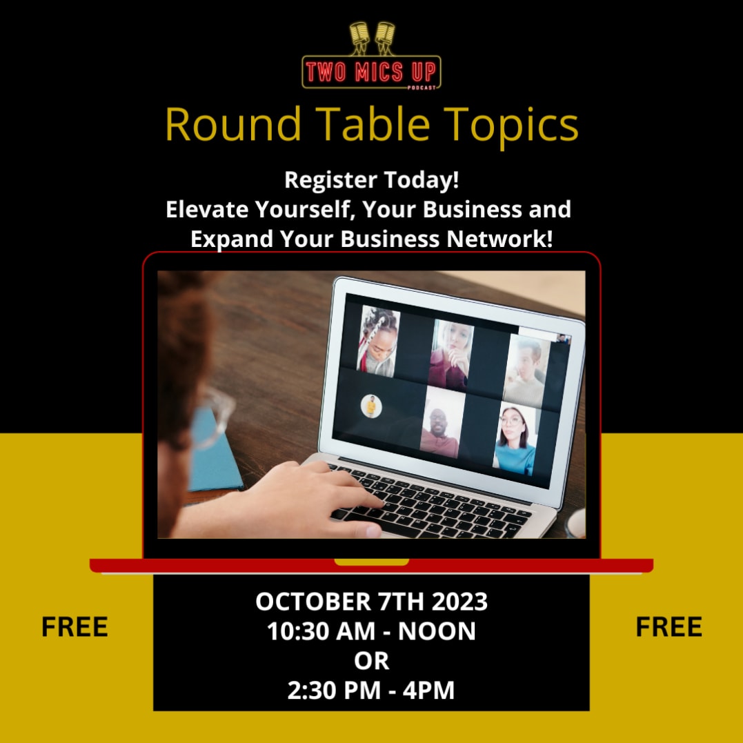 Virtual Roundtable Invite VIRTUAL: Round Table Talks Events Custom - Virginia Black Chamber of ...