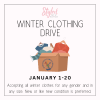 Winter Clothing Drive at Styled by JJ Boutique benefiting the Johnston Partnership