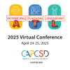 CAPCSD 2025 Virtual Conference graphic, April 24-25, 2025
