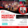 Promotional flyer for the Fulshear Regional Chamber of Commerce Monthly Meeting featuring keynote speaker Jay Neal, Ph.D.