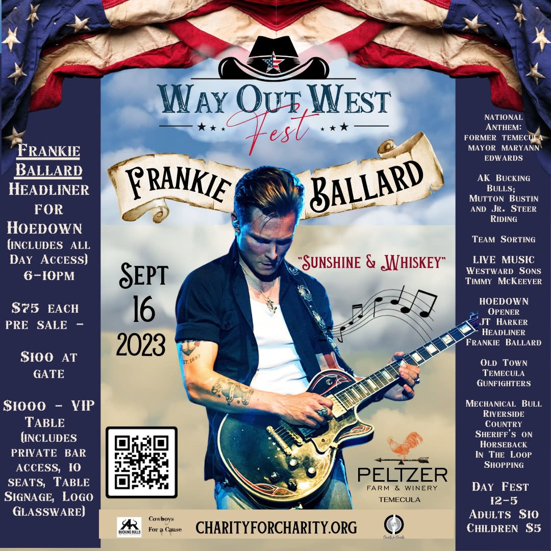 Way Out West Fest, Temecula Event, Chamber, TVCC, Peltzer, Charity for Charity
