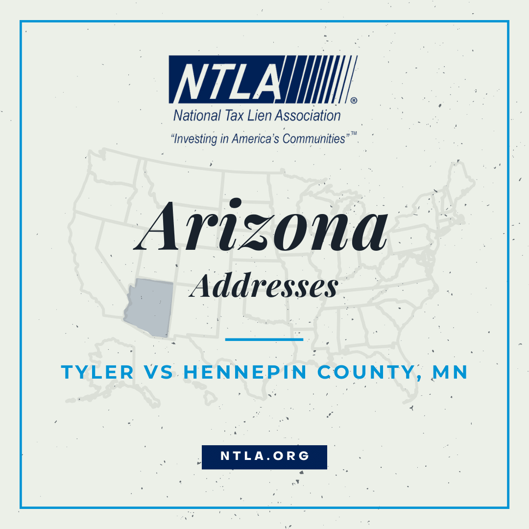 Arizona addresses Tyler v. Hennepin County