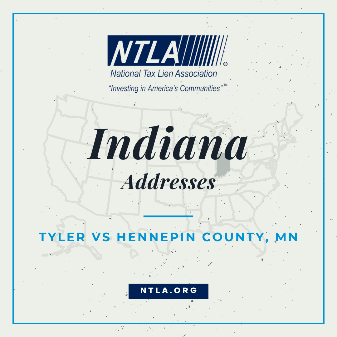 Indiana addresses Tyler v. Hennepin County