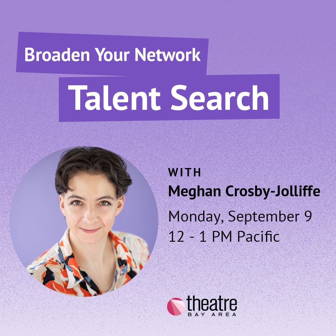 Broaden Your Network: Talent Search social media square graphic with Meghan Crosby-Jolliffe's headshot