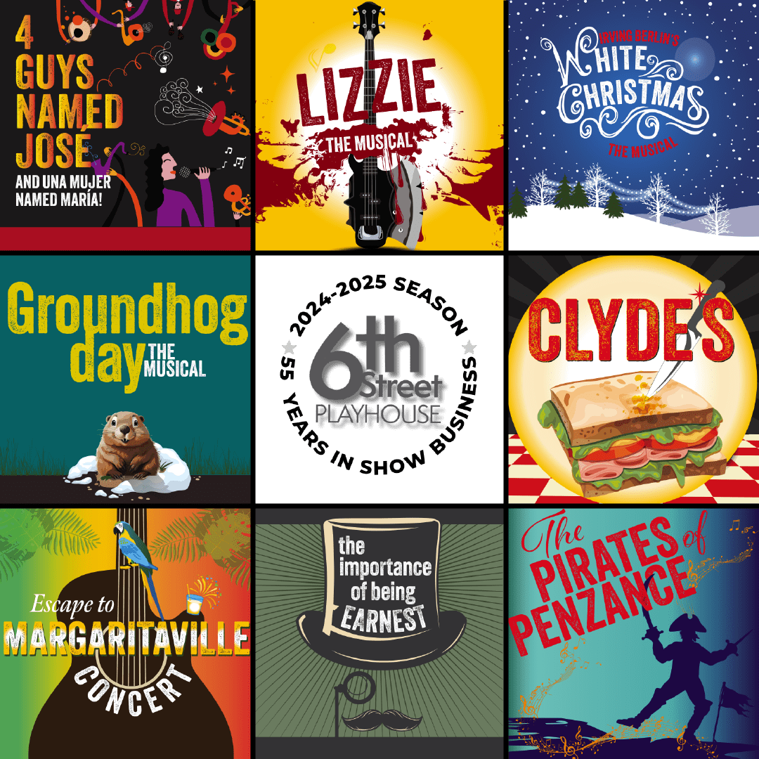 Image of all the shows we are producing this year.