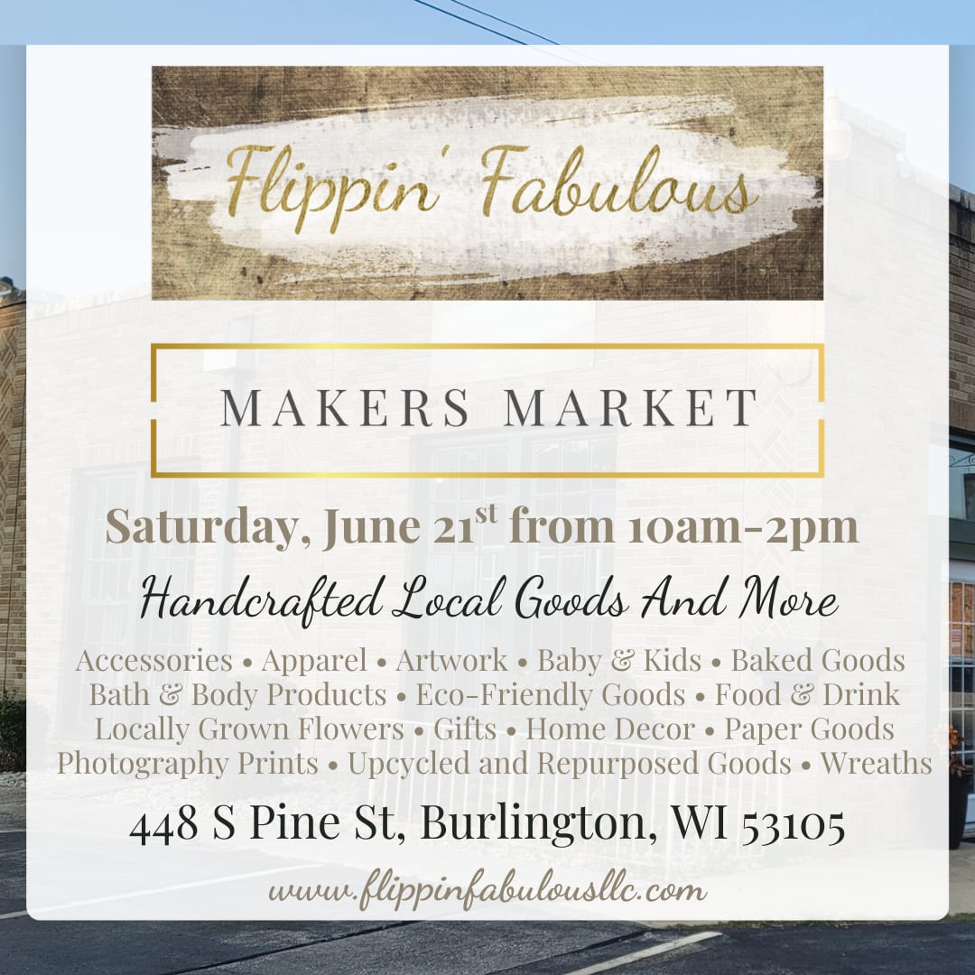Summer Solstice Makers Market At Flippin' Fabulous In Burlington, WI