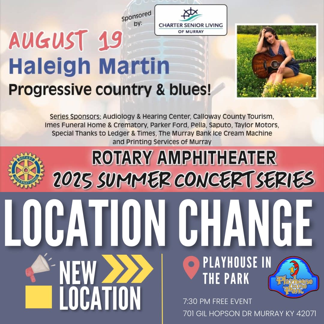 2025 Summer Concert Series : Haleigh Martin - Murray-Calloway County ...