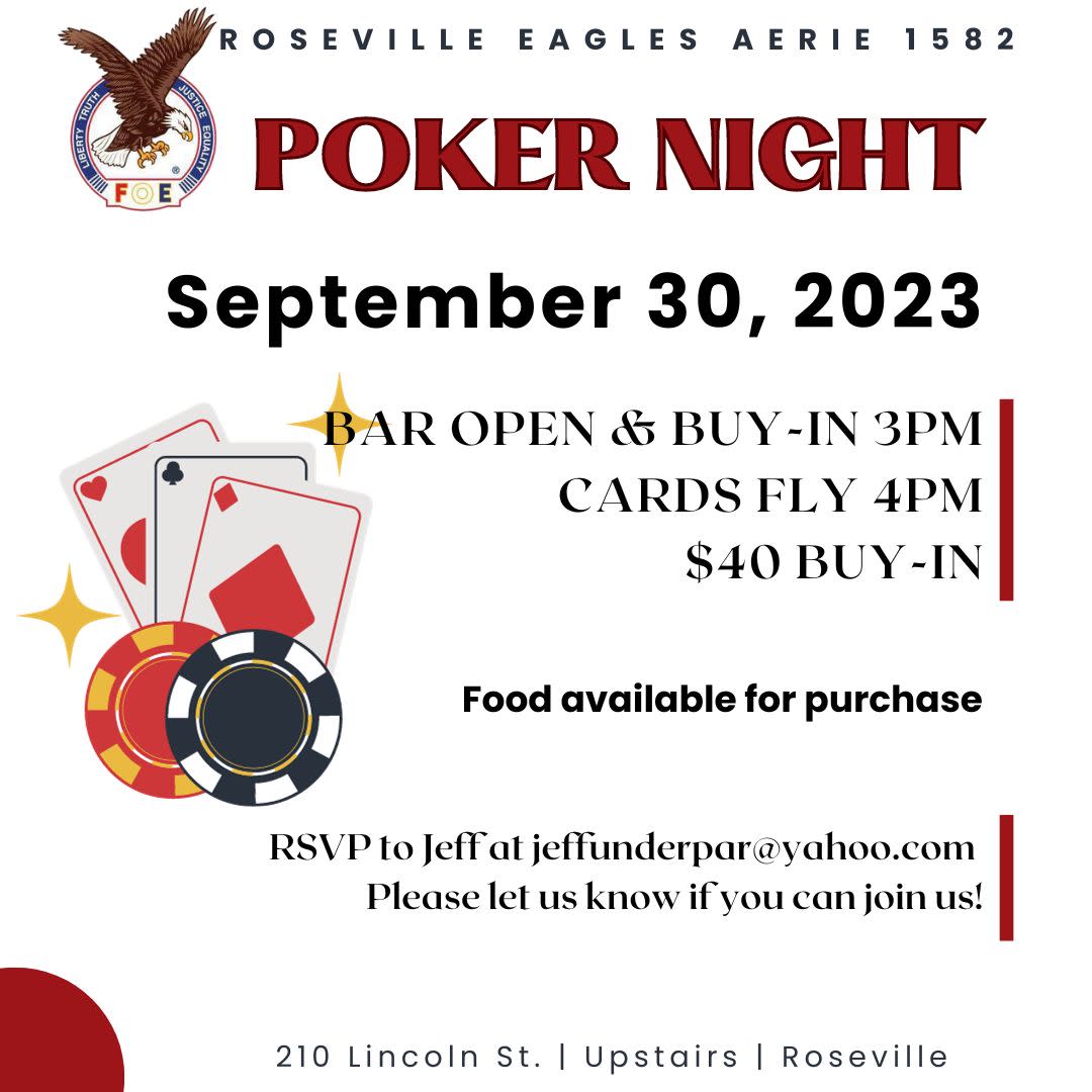 Poker Night Information