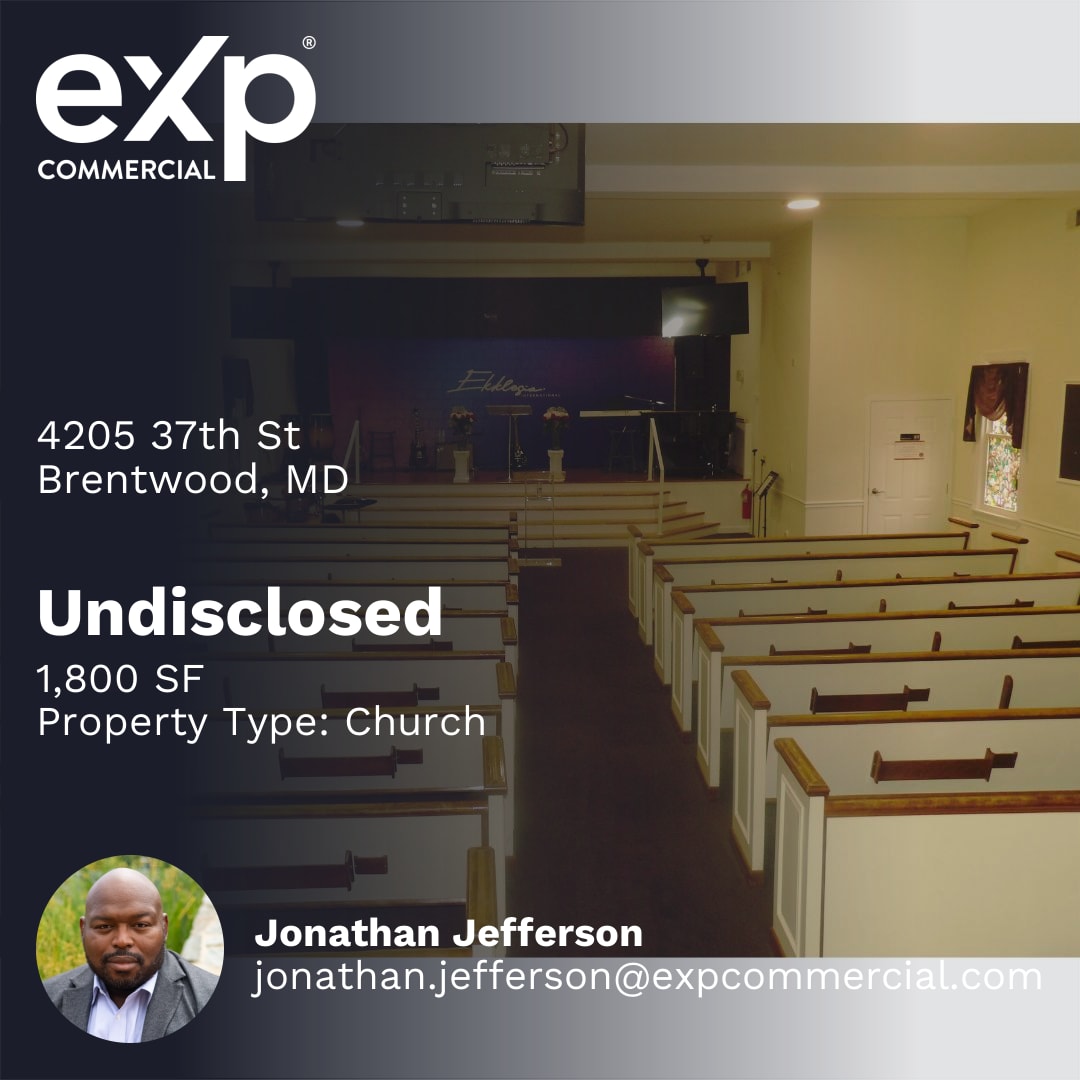 Church for Sale in Brentwood, MD