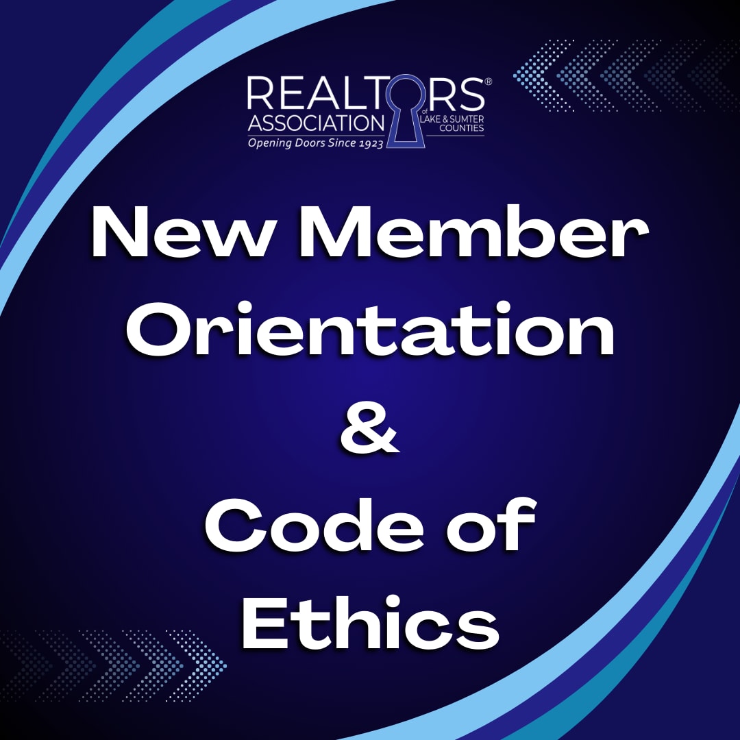 New Member Orientation & Code of Ethics - Event Registration