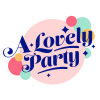 A Lovely Party Balloon Decor and Event Planning Logo