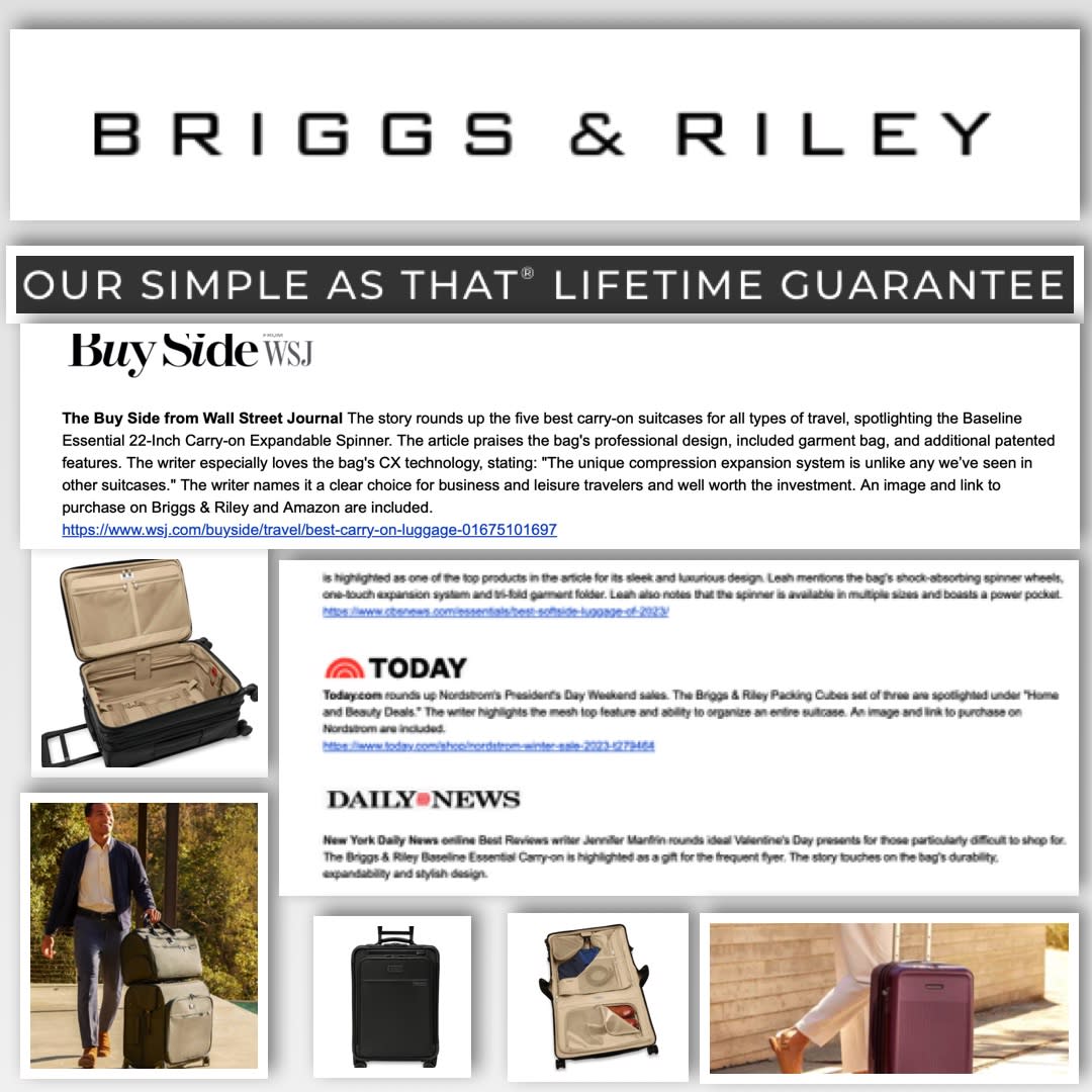 Briggs & Riley Luggage that lasts