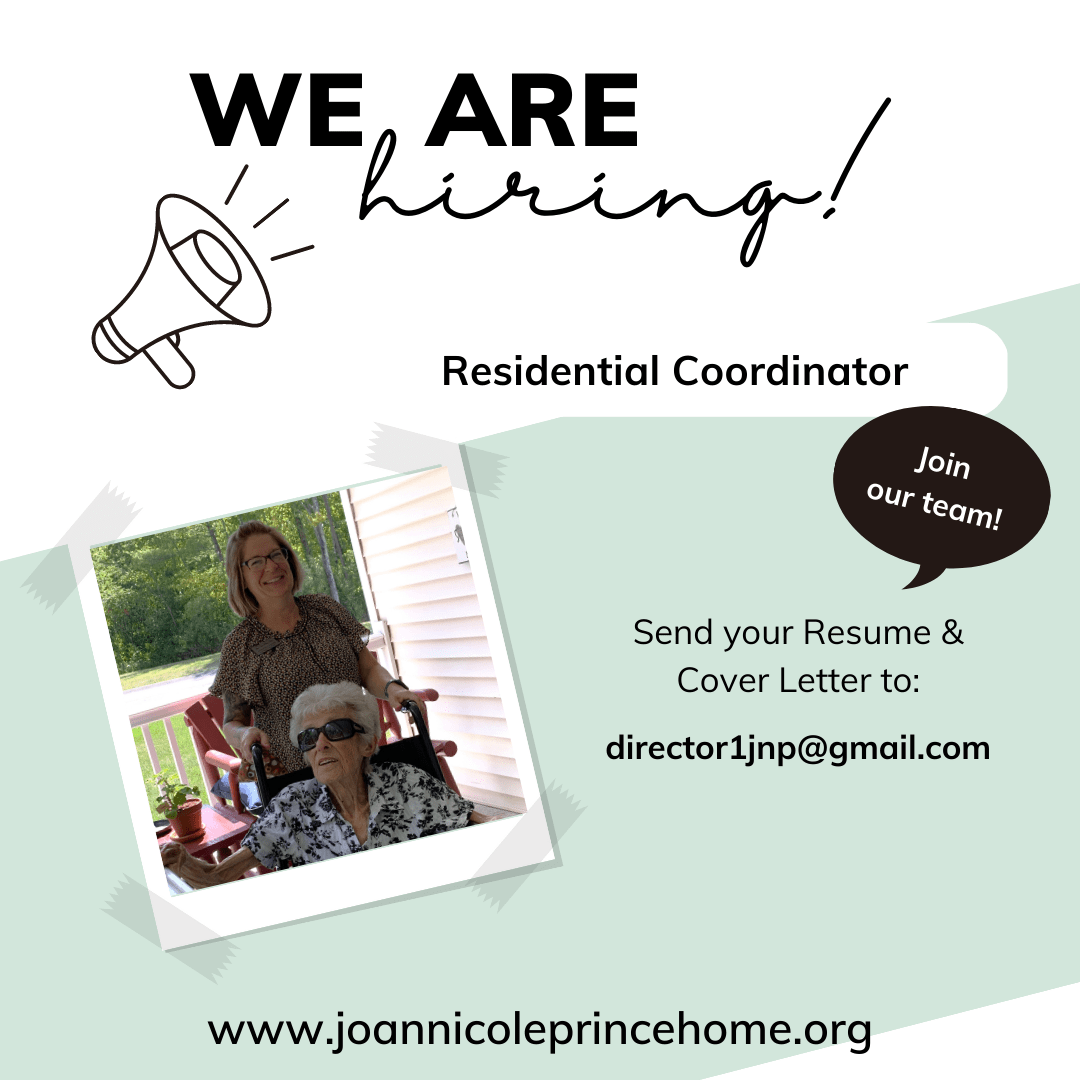 Residential Coordinator Position Open!