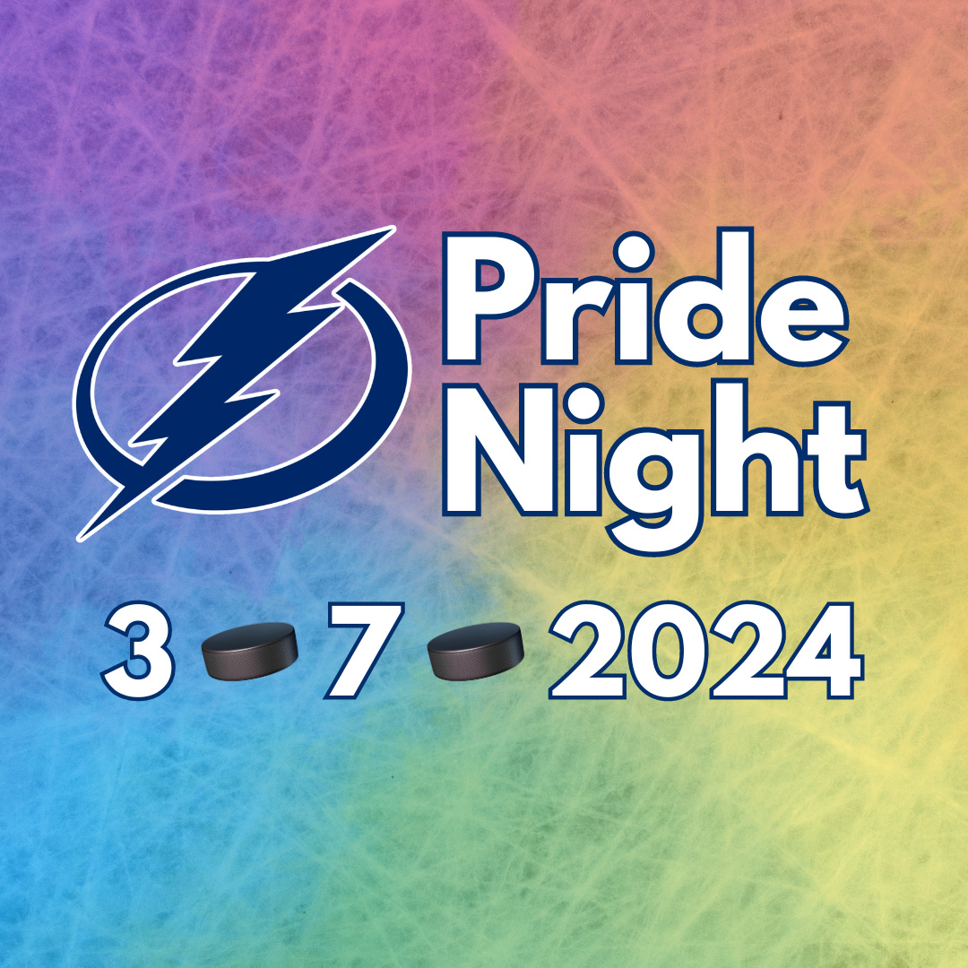 Tampa Bay Lightning Pride Night 2024 GZ Tampa Bay LGBT Chamber