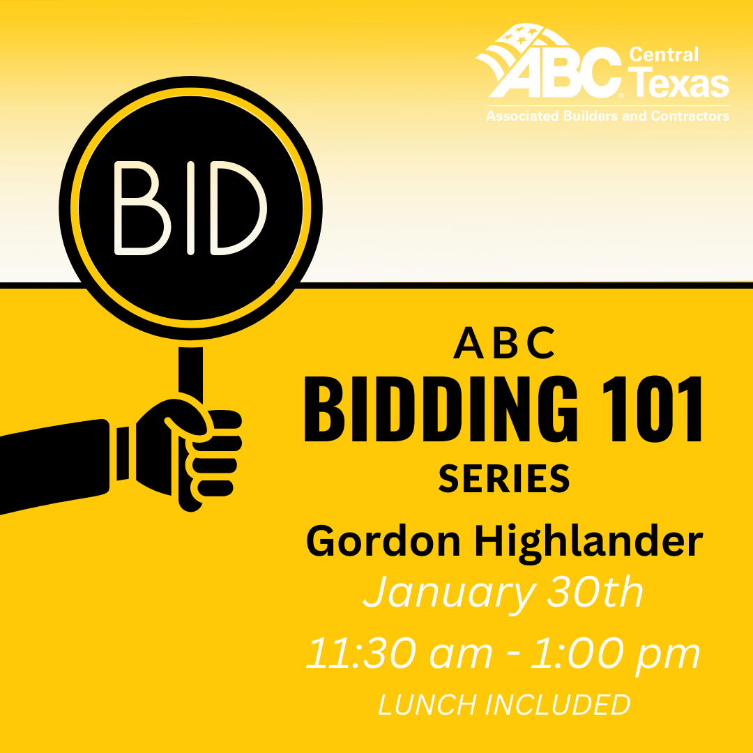 Bidding 101 with Gordon Highlander ABC Central Texas