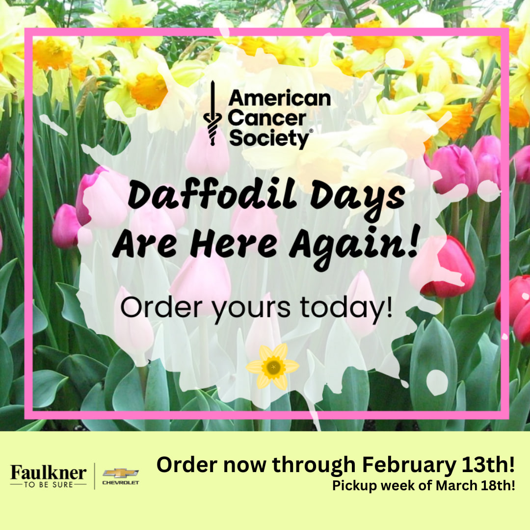 Faulkner Chevrolet and Daffodil Days Campaign