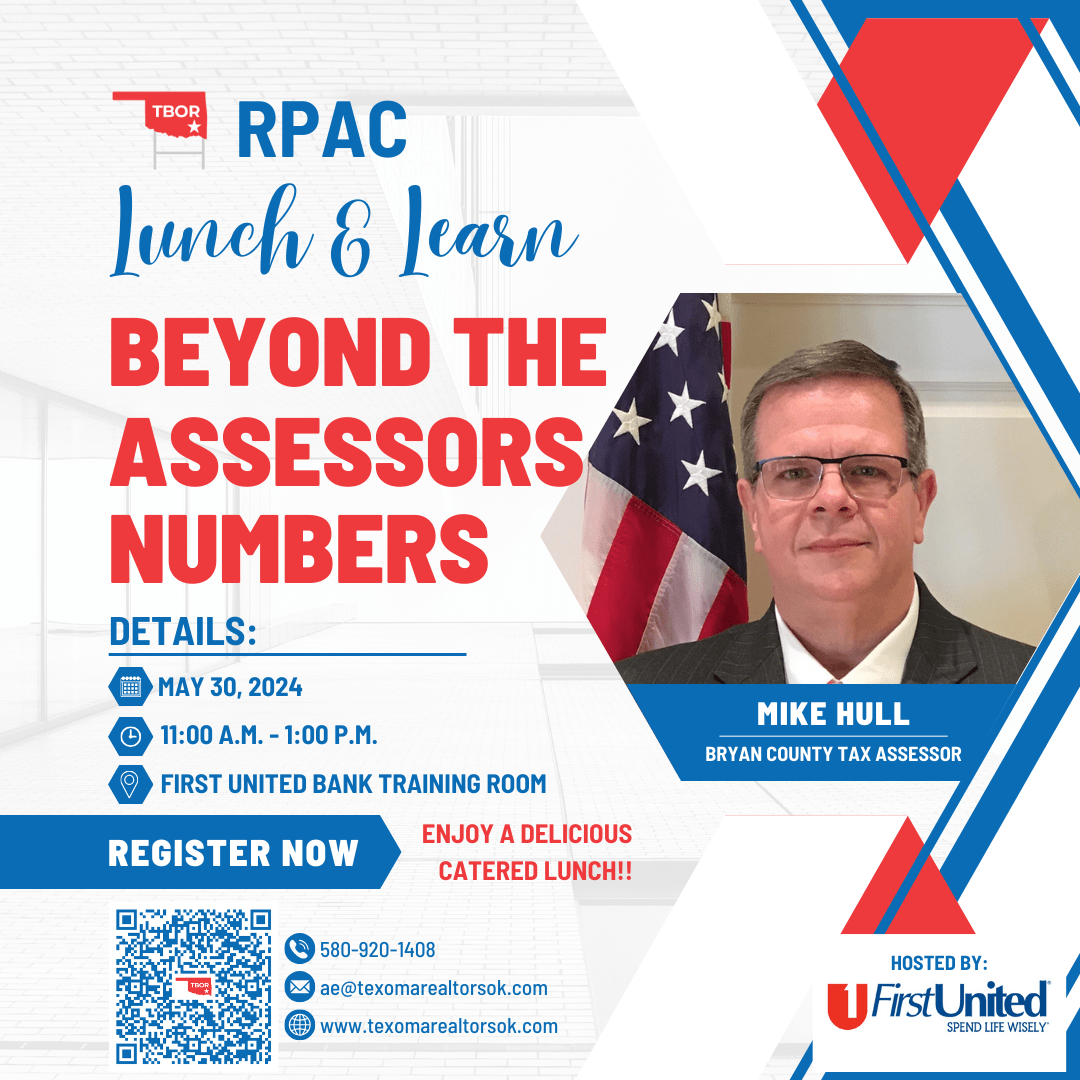 RPAC Lunch & Learn with Mike Hull, County Tax Assessor Texoma Board