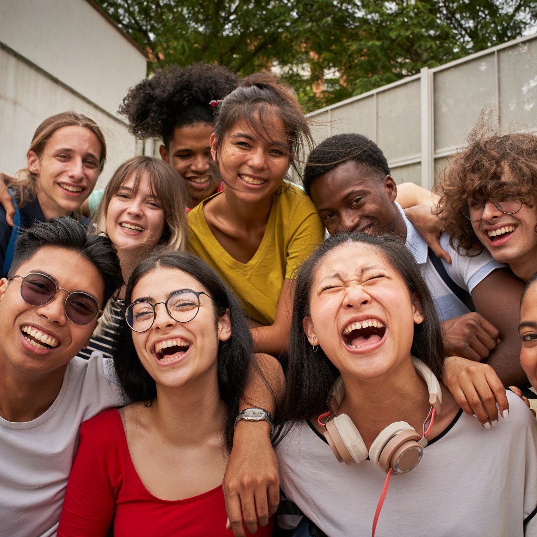 A group of diverse youth