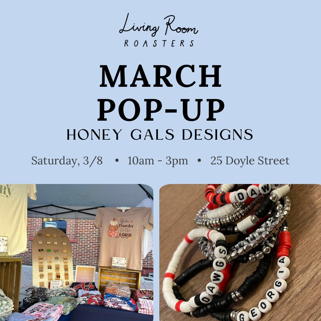 March Pop-Up at Living Room Roasters