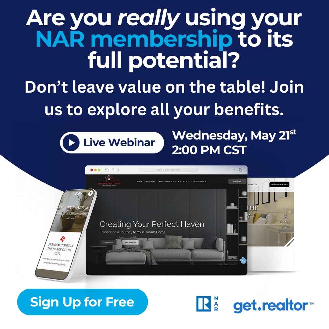 image with NAR benefits webinar details