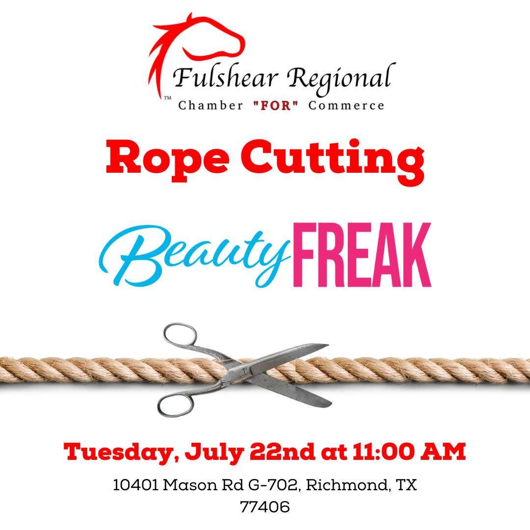 Fulshear Chamber Rope Cutting
