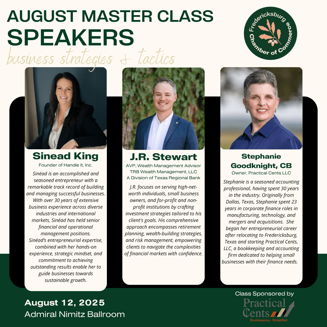 August Master Class Speakers
