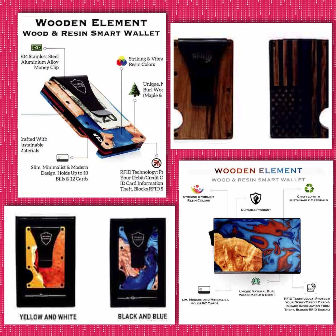 A New Sustainable Credit Card Case and Money Clip...RFID Protection