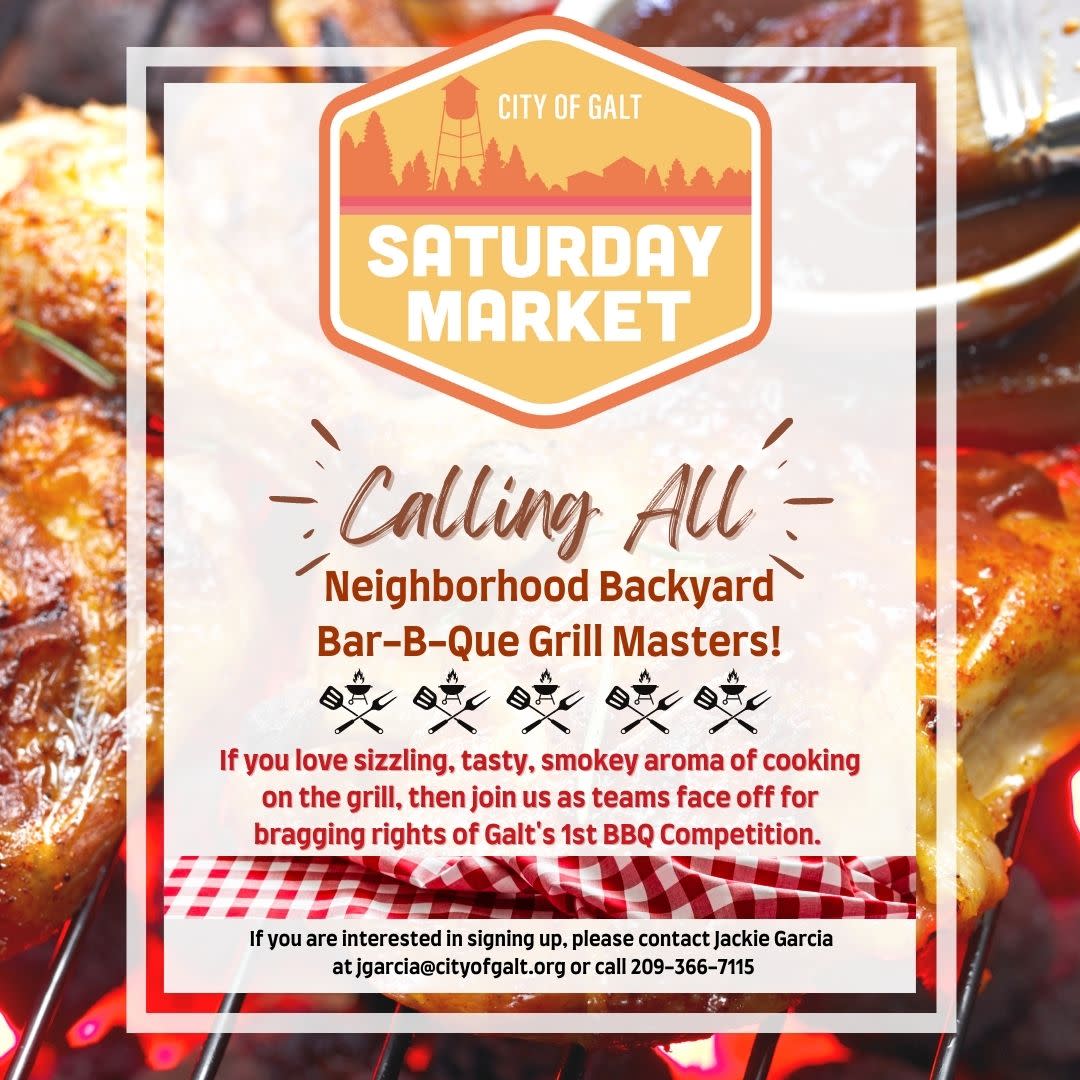 BBQ Grill Masters Competition call out - City of Galt 2022