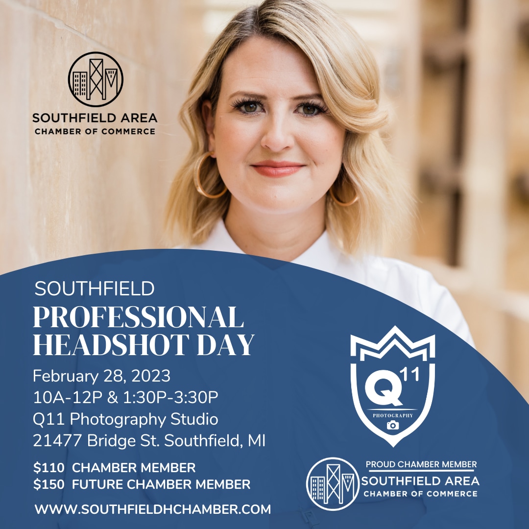 Southfield Professional Headshot Day Event Registration