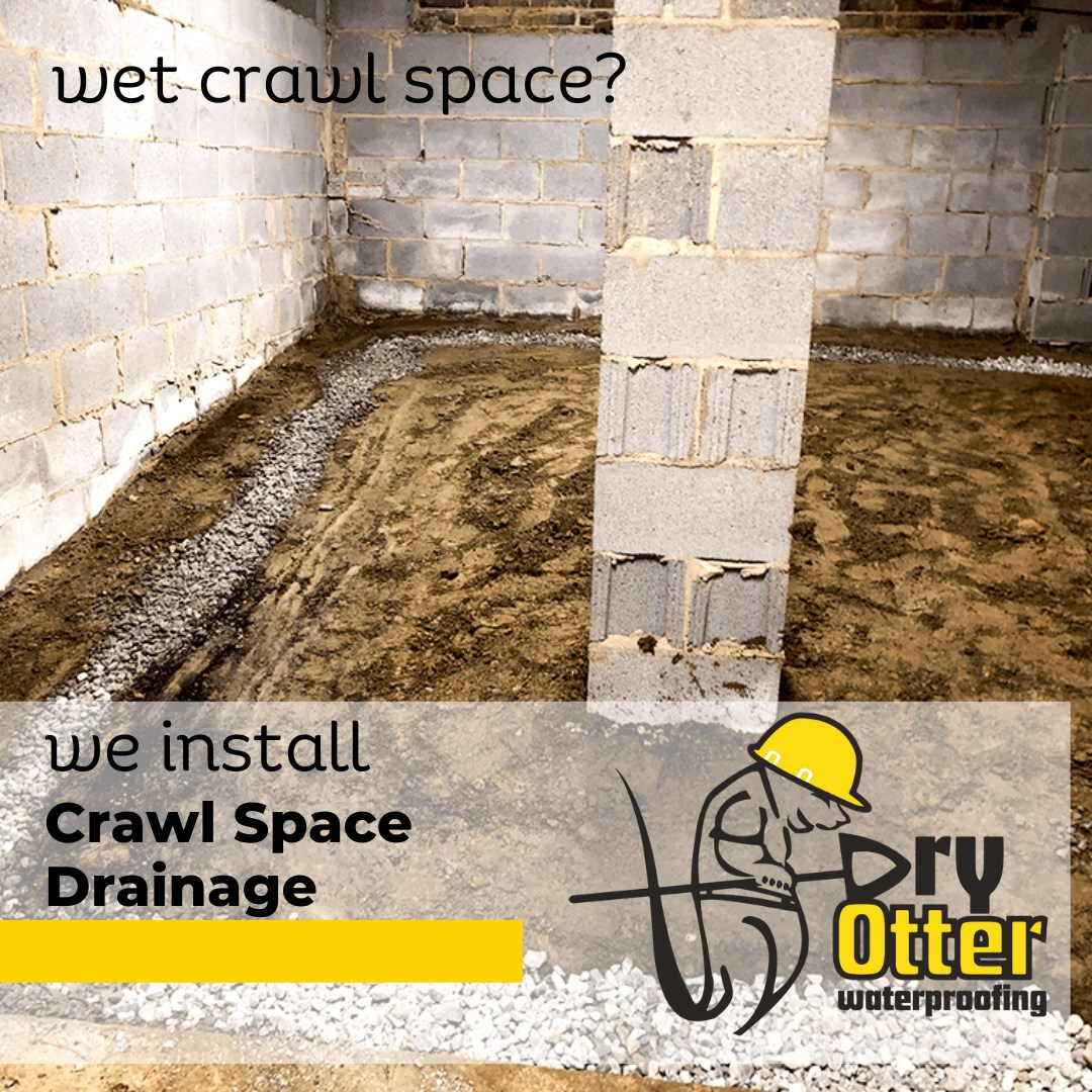 French Drain in Crawl Space