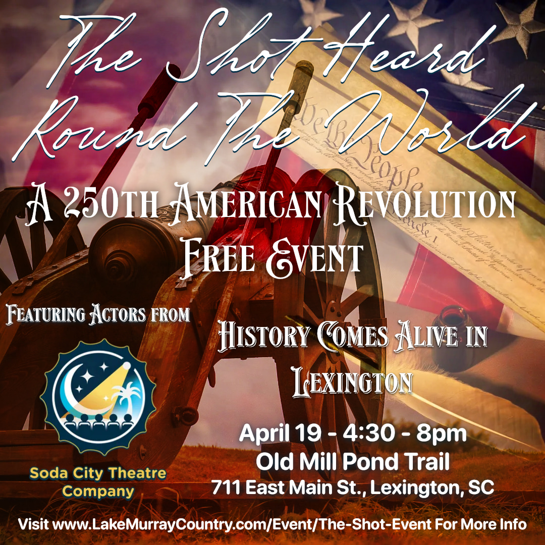The Shot Heard Round The World - April 19, 4:30pm Old Mill Pond, Lexington