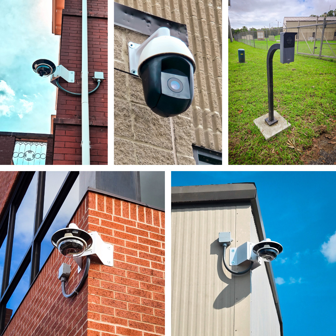 Security system install at utilities facility