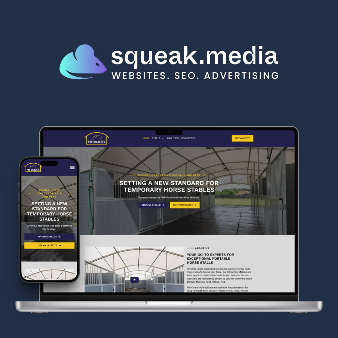 screenshot of a website on mobile and laptop