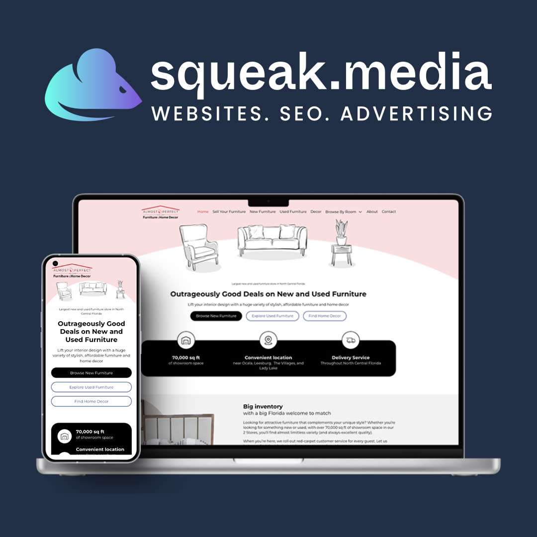 screenshot of a website on mobile and laptop