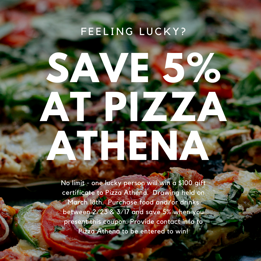 Pizza Athena Offers 5 Discounts! default Greater Palmer Chamber of