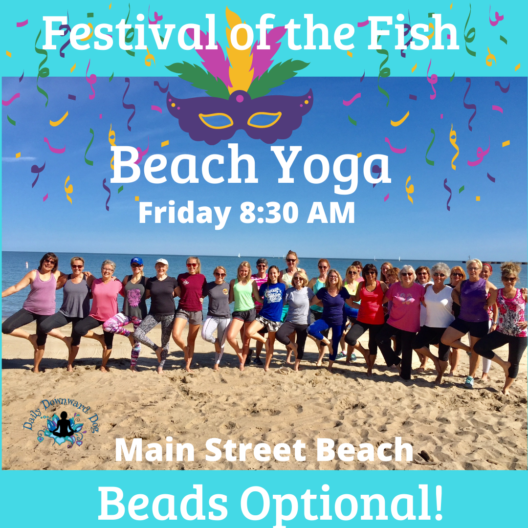 Fish Festival Beach Yoga Vermilion Chamber of Commerce