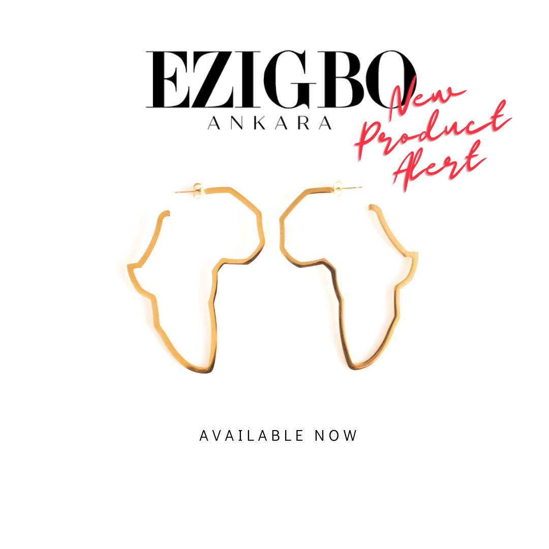 Africa Shaped Earrings