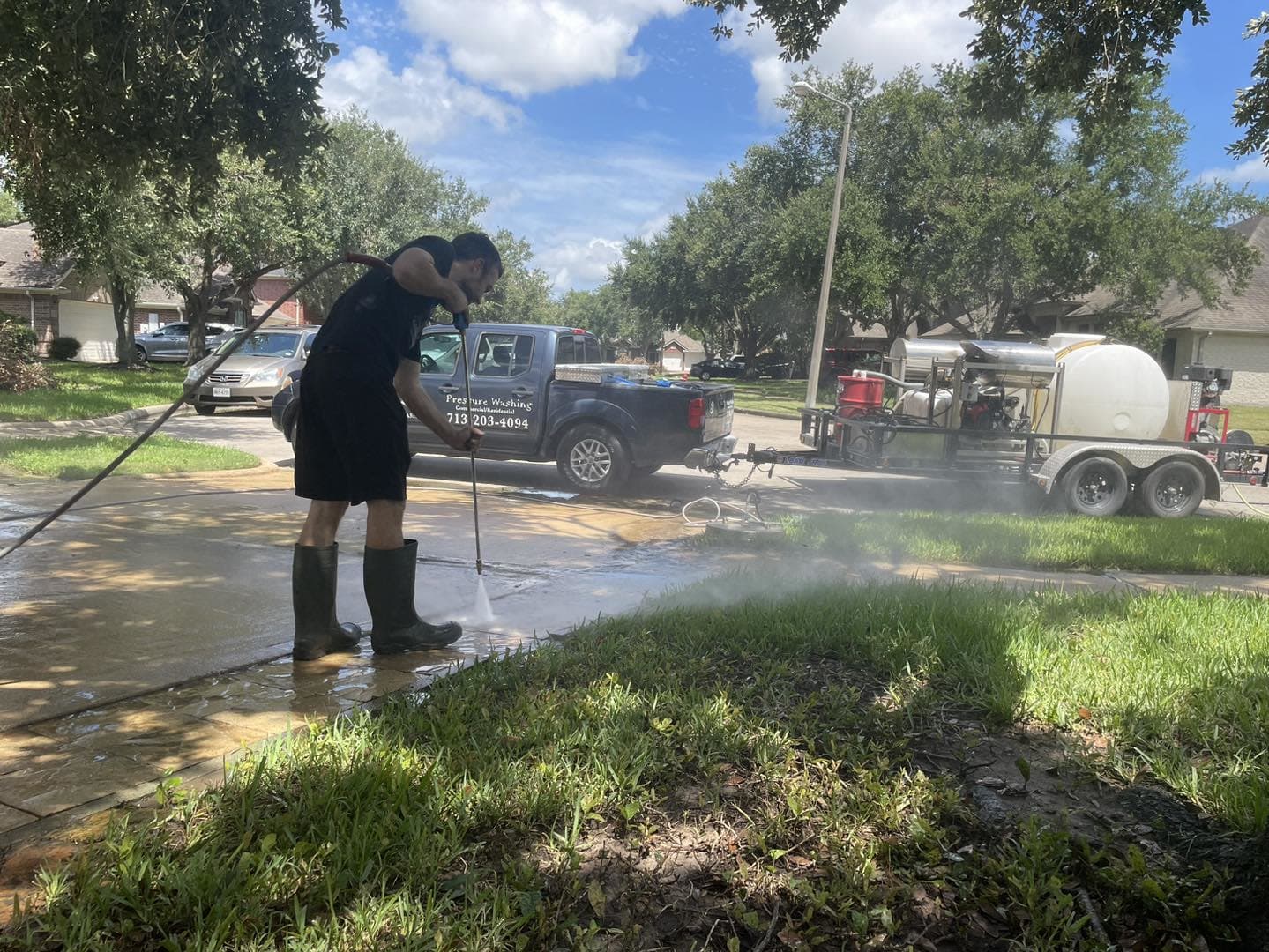 Driveway Power Washing