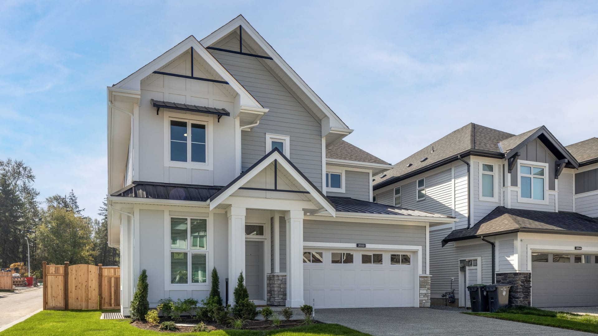 Exterior of Net Zero Home by Qualico Developments and StreetSide Developments