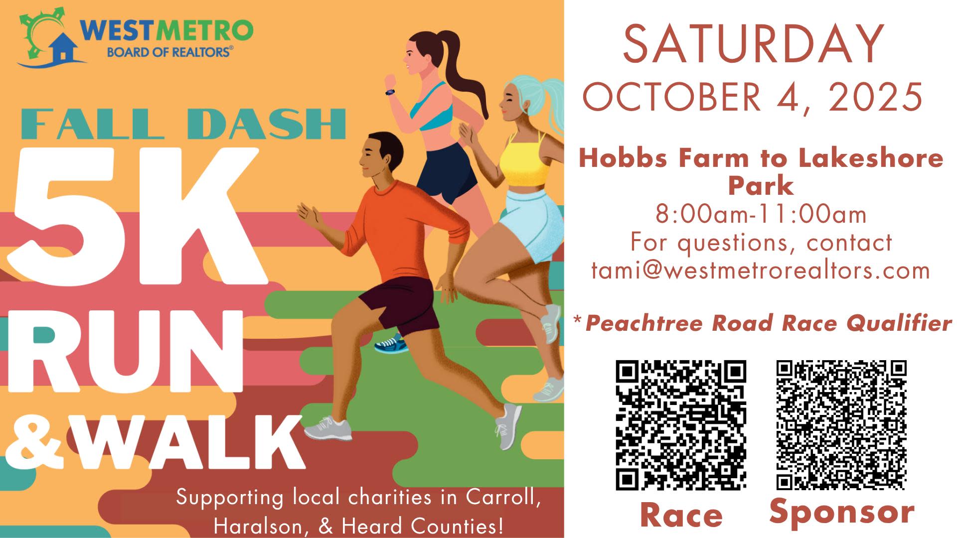 2025 Fall Dash 5K Run & Walk - Greater Haralson Chamber