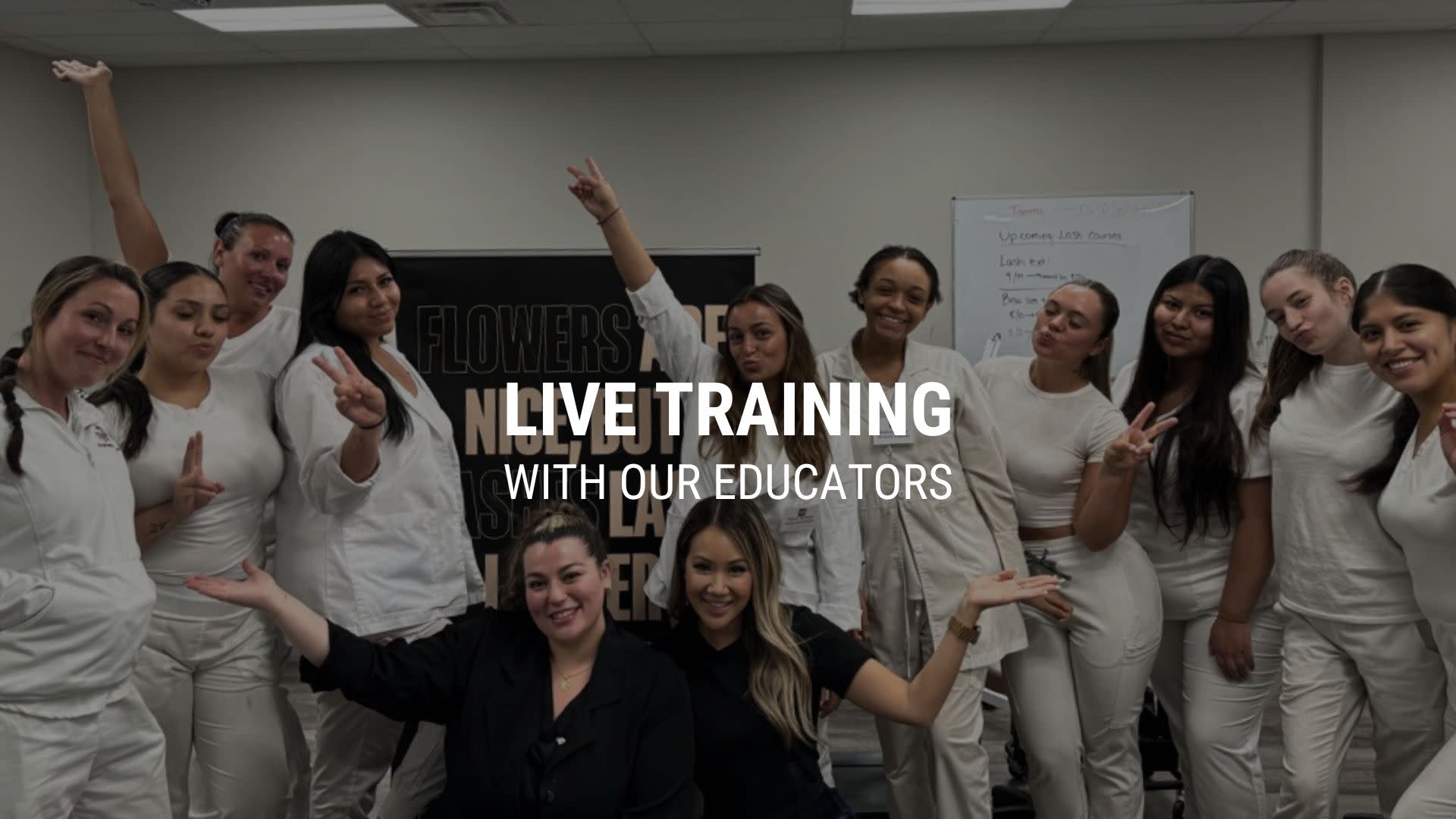 Get live and hands-on training with our Global Education Director Tammy at your Beauty or Cosmetology school