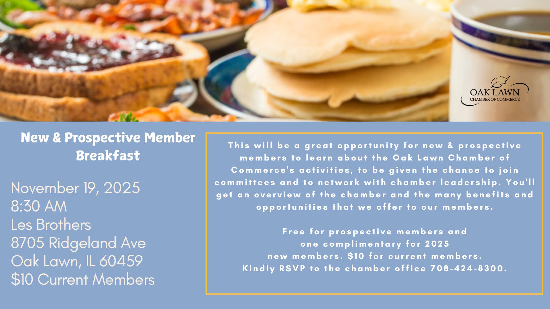 November New & Prospective Member Breakfast - Event Registration
