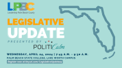 LPBC Legislative Update April 24, 2024. Presented by Politicalm.