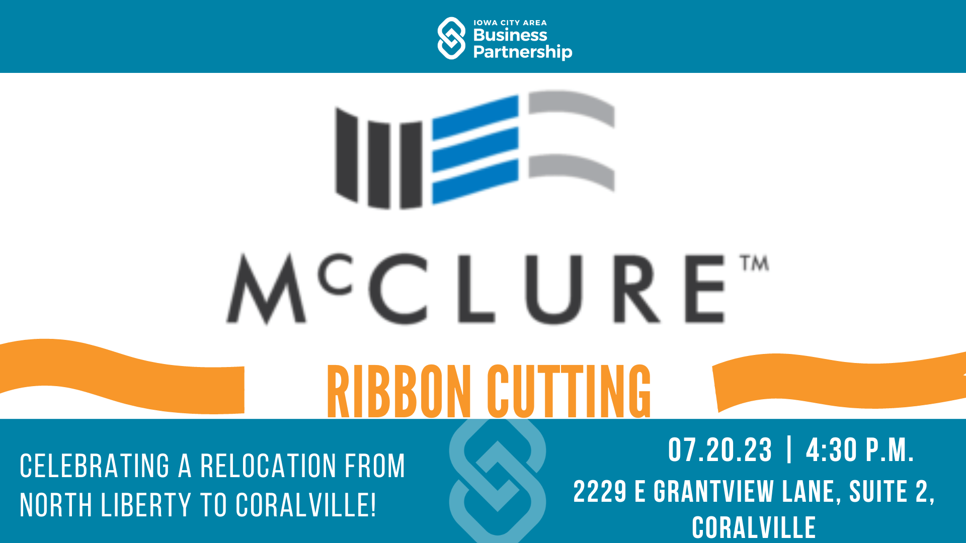 Ribbon CuttingMcClure Engineering NEW 2023 Event Calendar Greater Iowa City, Inc.