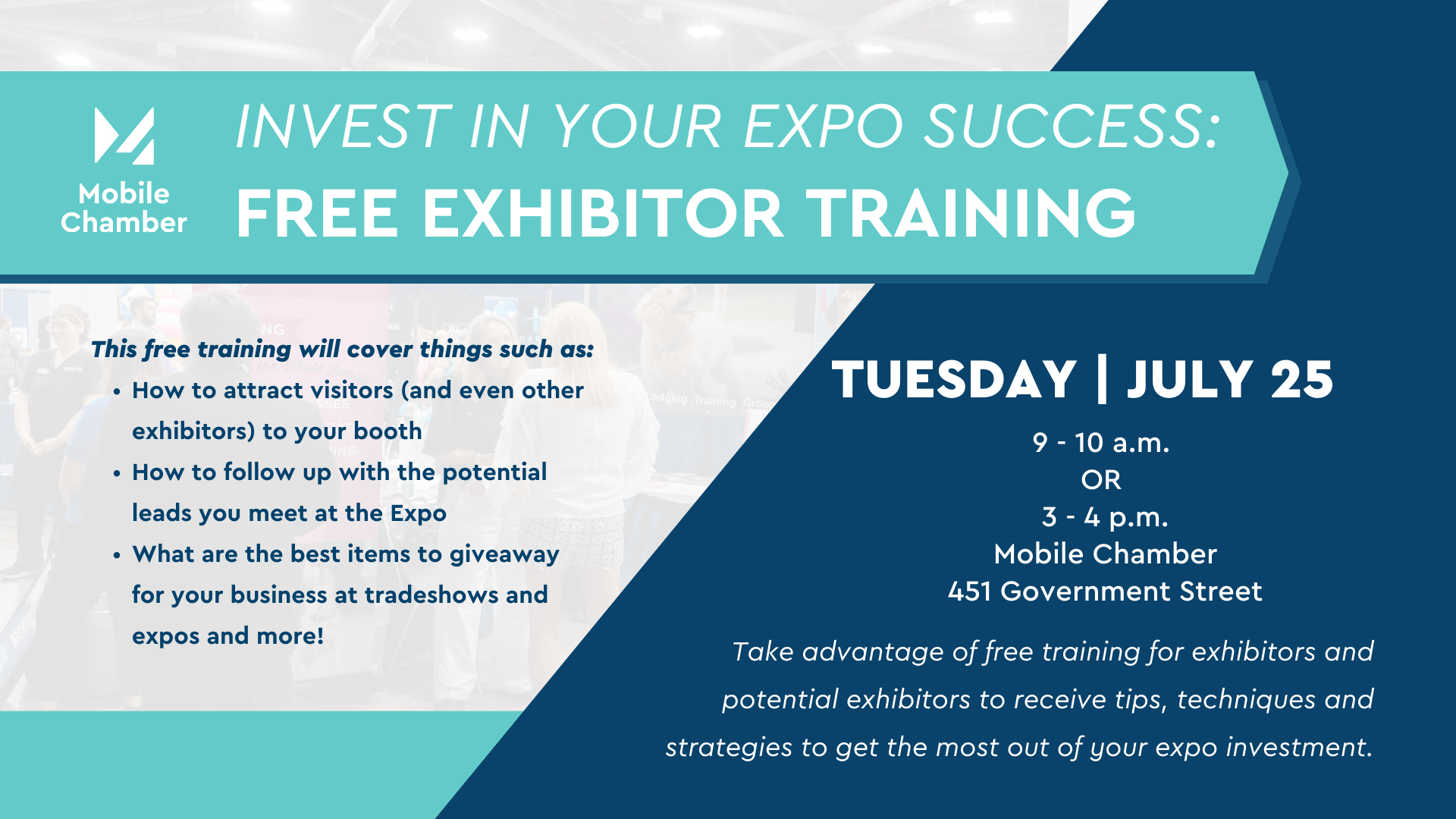 Get the Most from your Mobile Chamber Business Expo Investment Events