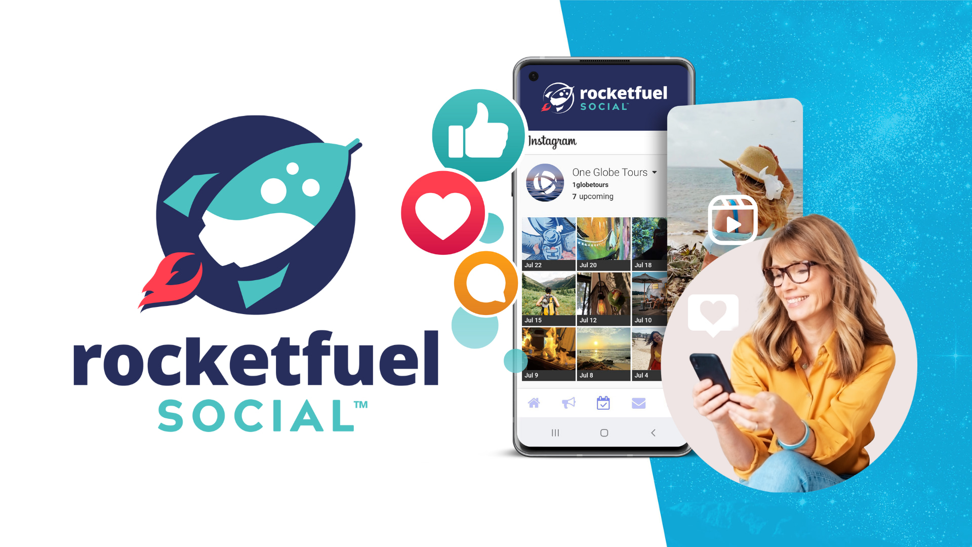 Escape Plan Marketing launches Rocketfuel Social as affordable social media management for small businesses.